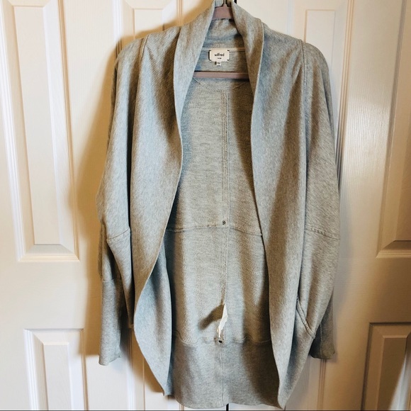 *SOLD* 🙂 - Wilfred Diderot Cocoon Cardigan, grey - size L - Picture 1 of 7